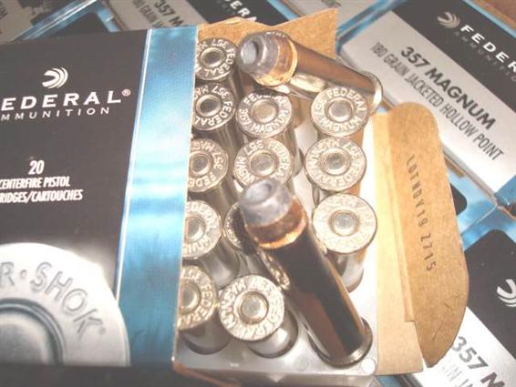 Federal - .357 Magnum Power Shock J.H.P. 180gr - 20 Rounds